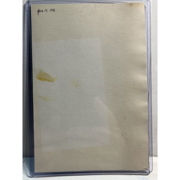 January 14, 1946 Alice Faye Signed 6 1/2” X 4 1/2” Vintage B&w Photograph Auto - Picture 2 of 4